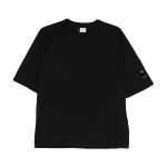 CP COMPANY UNDERSIXTEEN - Tee shirt noir patch logo - Nouveauté
