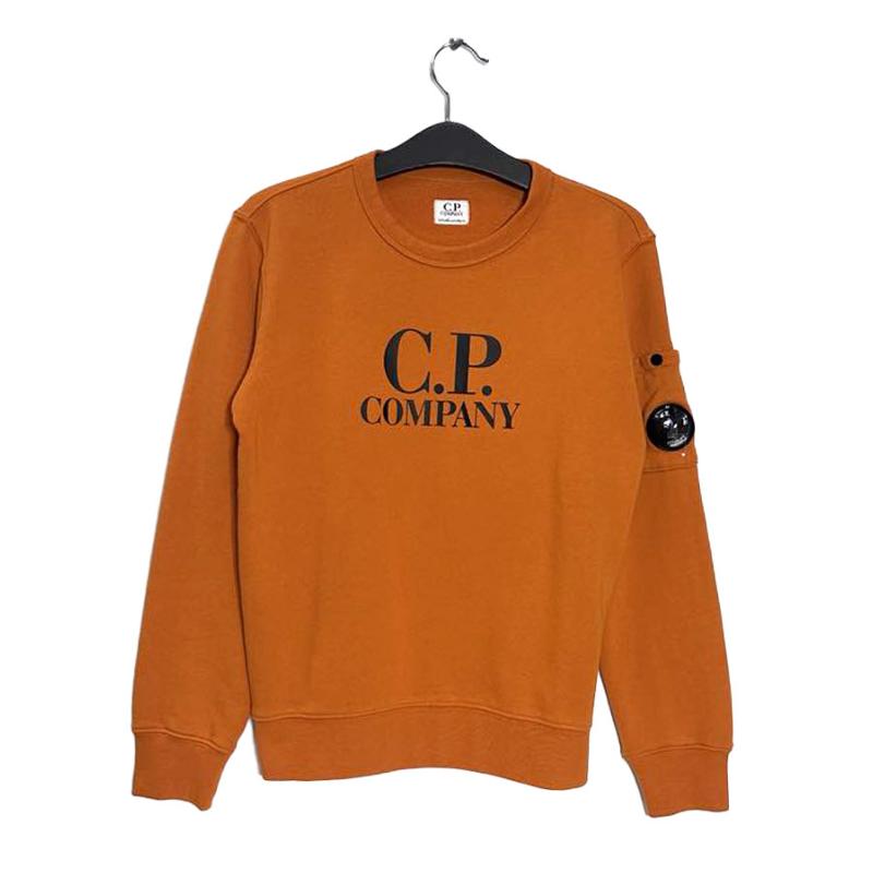 CP COMPANY UNDERSIXTEEN - Sweat orange avec logo - Nouveauté