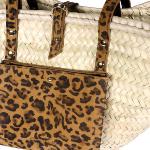 CRAIE STUDIO - Panier de plage moyen léopard 