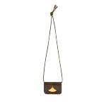 SESSUN - Porte - cartes bandoulière Micro Diviluz kaki