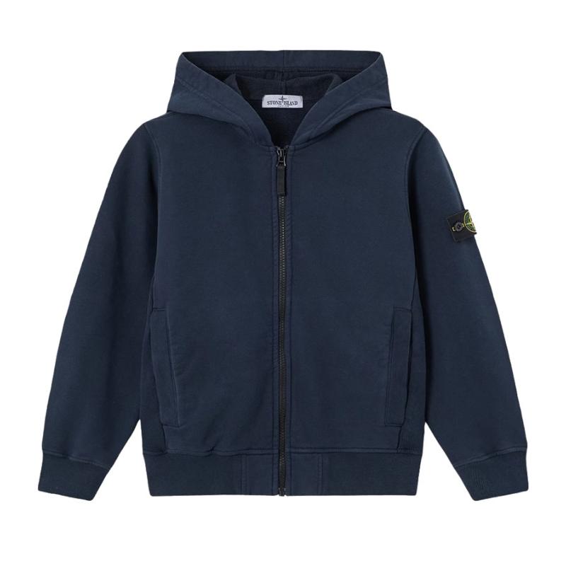 STONE ISLAND JUNIOR - Gilet zip navy - Nouveauté 