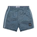STONE ISLAND JUNIOR - Short de bain bleu 