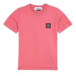 STONE  ISLAND JUNIOR - Tee shirt  rose - Nouveauté          