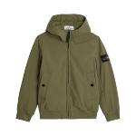 STONE ISLAND JUNIOR - Blouson Softshell kaki