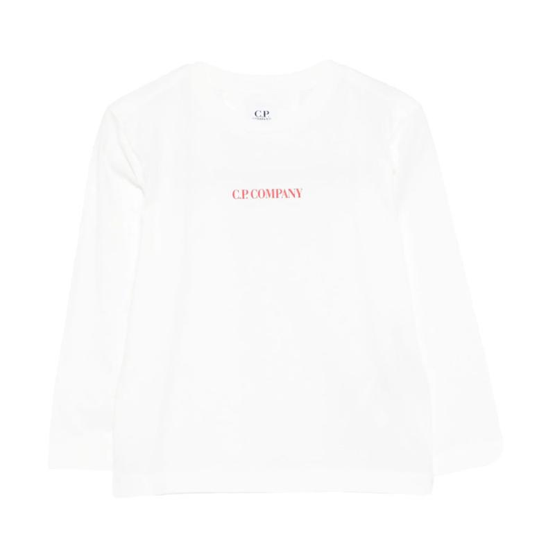 CP COMPANY UNDERSIXTEEN - Tee shirt blanc manches longues  - Nouveauté