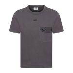 CP COMPANY UNDERSIXTEEN - Tshirt à logo imrimé anthracite