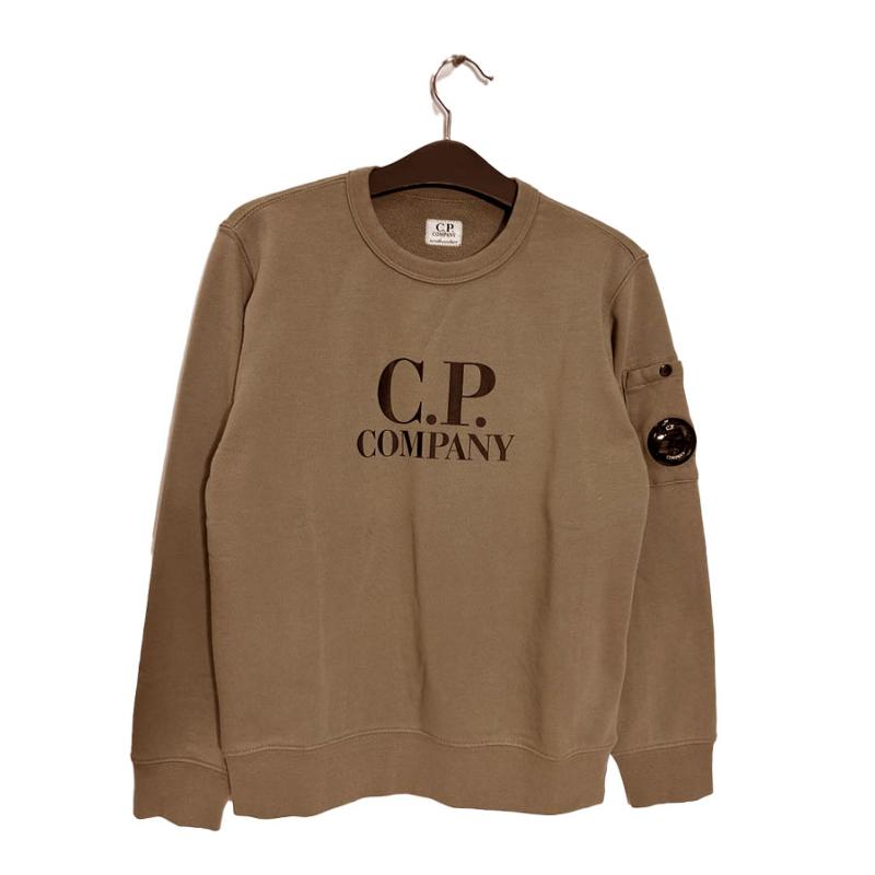 CP COMPANY UNDERSIXTEEN - Sweat camel avec logo - Nouveauté