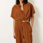 SESSUN - Chemise Alfassa caramel 