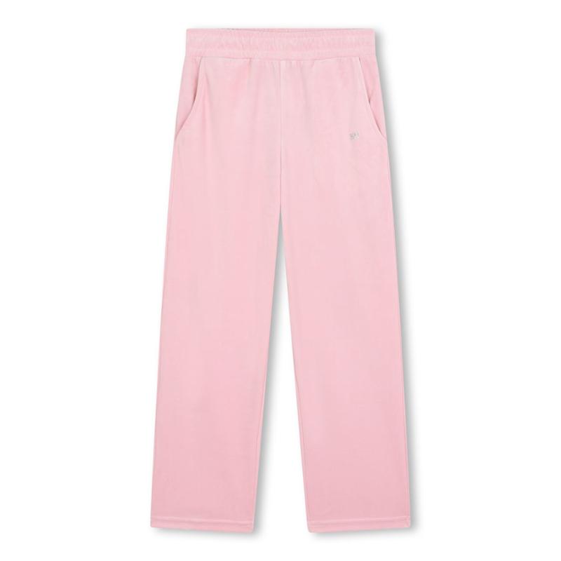SONIA RYKIEL -Pantalon en velours rose -  SOLDES