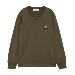 STONE ISLAND - Tee shirt manches longues kaki - Nouveauté