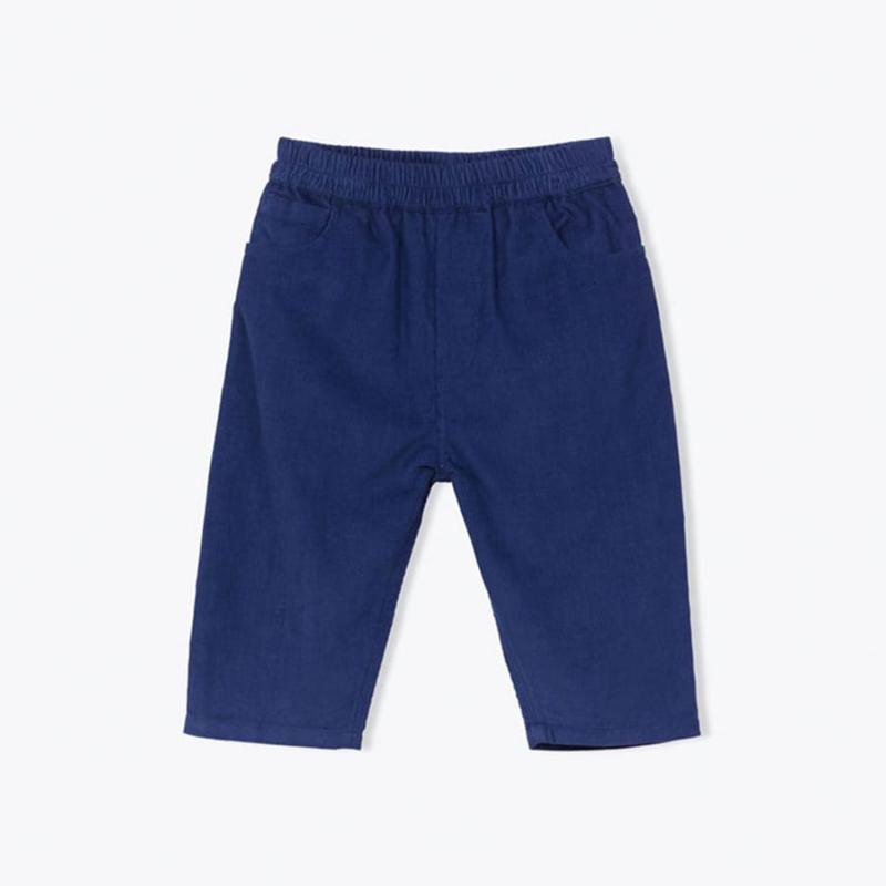 ARSÉNE ET LES PIPELETTES - Pantalon en velours navy