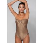 BELIZA - Maillot une pièce Ivoire gold 