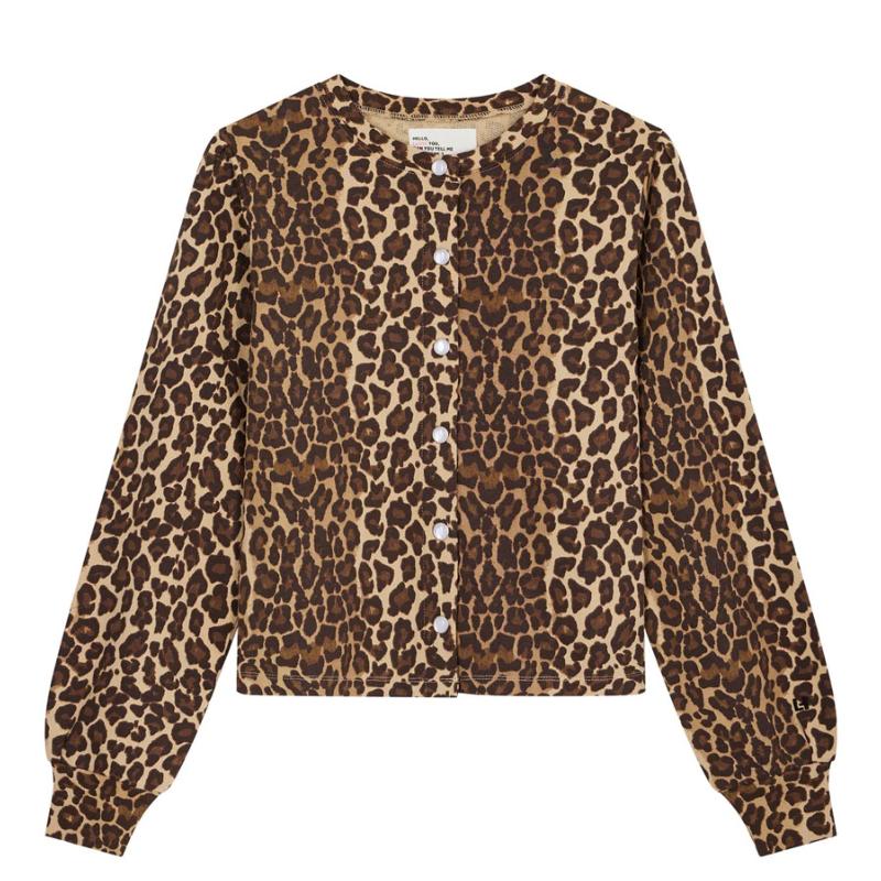 LEON & HARPER - Gilet Sensas léopard