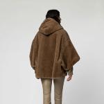 MAX & MOI - Manteau Mono en fausse fourrure 