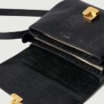 SOEUR - Sac mini Bellissima noir effet lézard