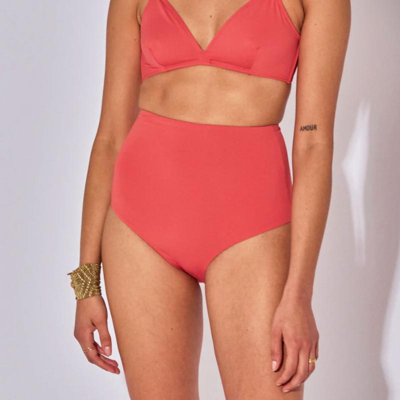 BELIZA - Culotte de bain haute Ines litchi 
