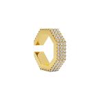 BILLION AVENUE - Bague d'oreille Edge diamond gold 