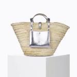 CRAIE STUDIO - Panier de plage moyen argent