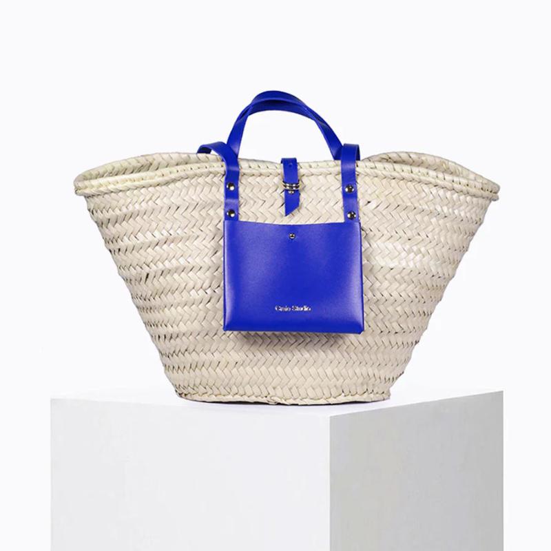 CRAIE STUDIO - Panier moyen bleu klein