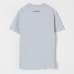 stone island junior - Tshirt bleu logo imprimé