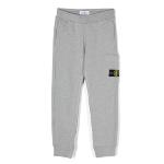 STONE ISLAND JUNIOR - Pantalon en molleton gris