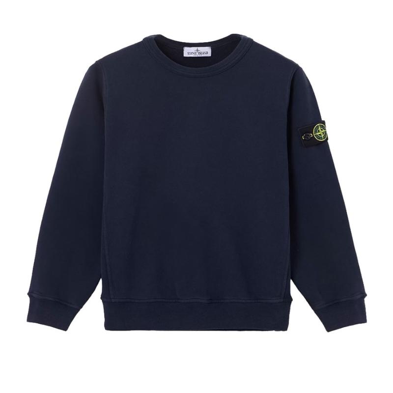 STONE ISLAND JUNIOR - Sweat compass navy - Nouveauté 