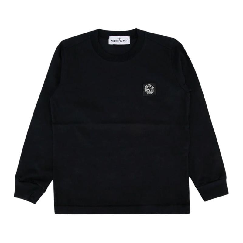 STONE ISLAND - Tee shirt manches longues noir - Nouveauté