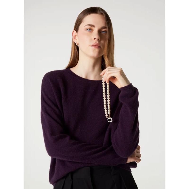 ABSOLUT CASHMERE - Pull en cachemire Kaira plum