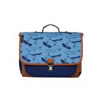 CARAMEL & CIE - Cartable moyen Skates bleu - Nouveautés 