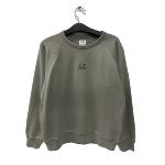 CP COMPANY UNDERSIXTEEN - Sweat taupe logo brodé - Nouveauté 