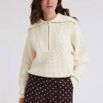 IDANO PARIS - Pull col camionneur Magaly 