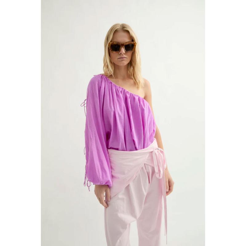 LAURENCE BRAS - Blouse  asymétrique Joina rose