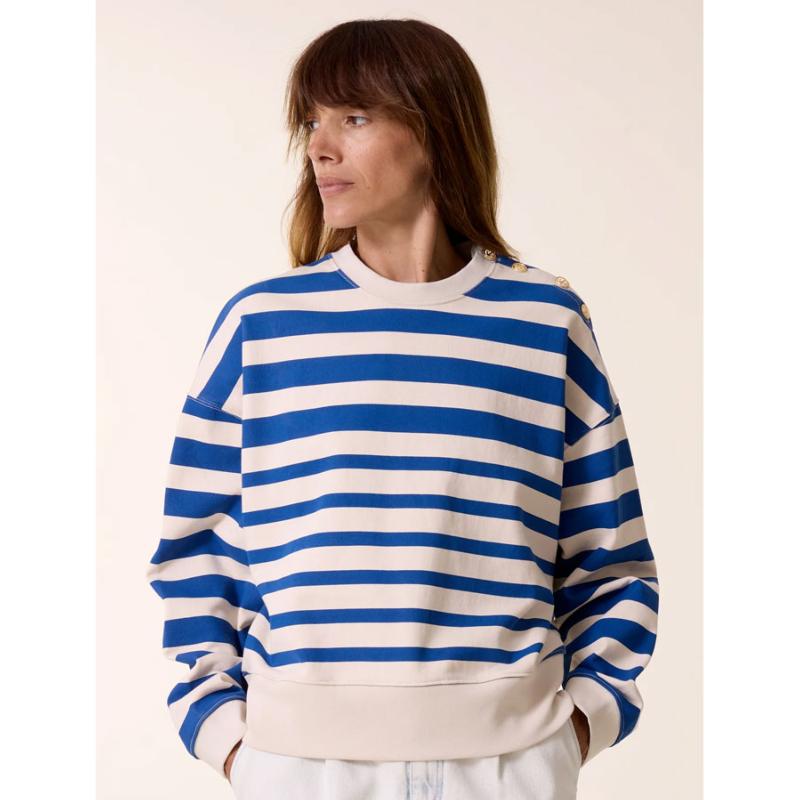 LEON & HARPER - Sweat Siena à rayures  - Prix doux