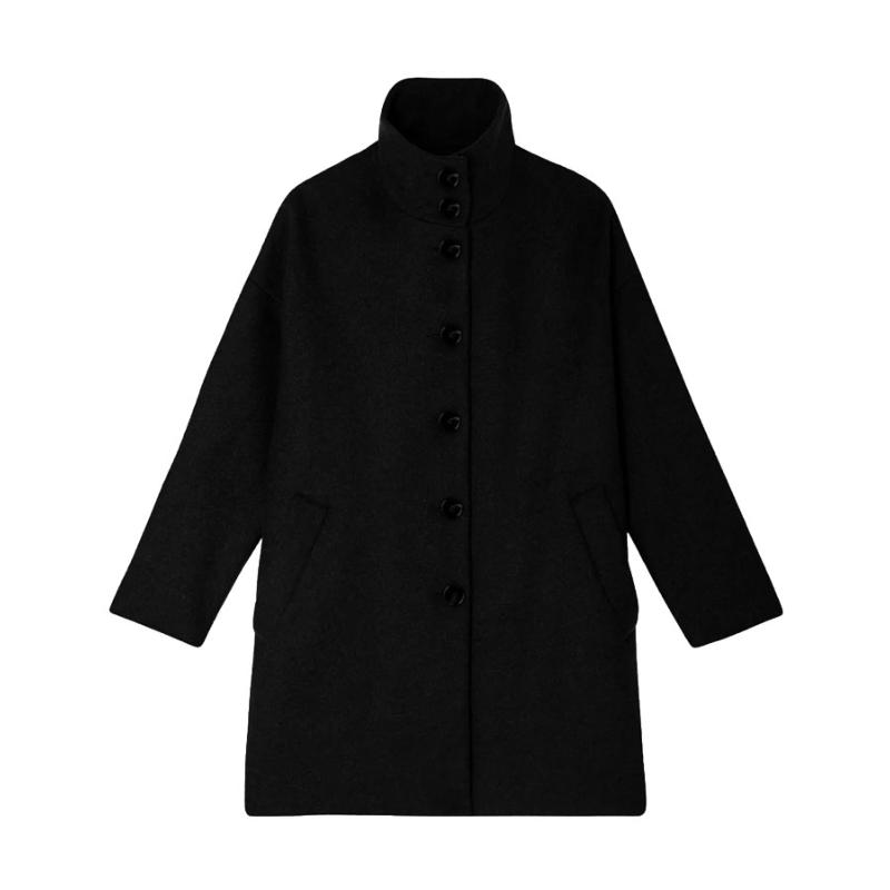 SESSUN - Manteau court Paradise noir 