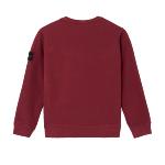 STONE ISLAND JUNIOR - Sweat compass bordeaux - Nouveauté 