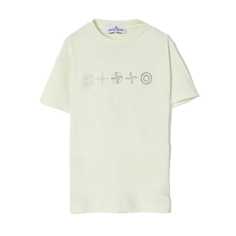 STONE ISLAND - Tee shirt logo 