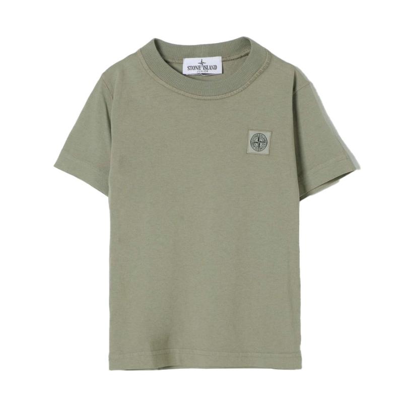 stone island junior - Tshirt kaki