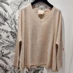 ABSOLUT CASHMERE - Pull Chloe beige/gold