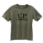 CP COMPANY UNDERSIXTEEN - Tee shirt taupe avec logo - Nouveauté 