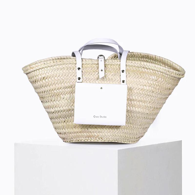 CRAIE STUDIO - Panier moyen blanc 