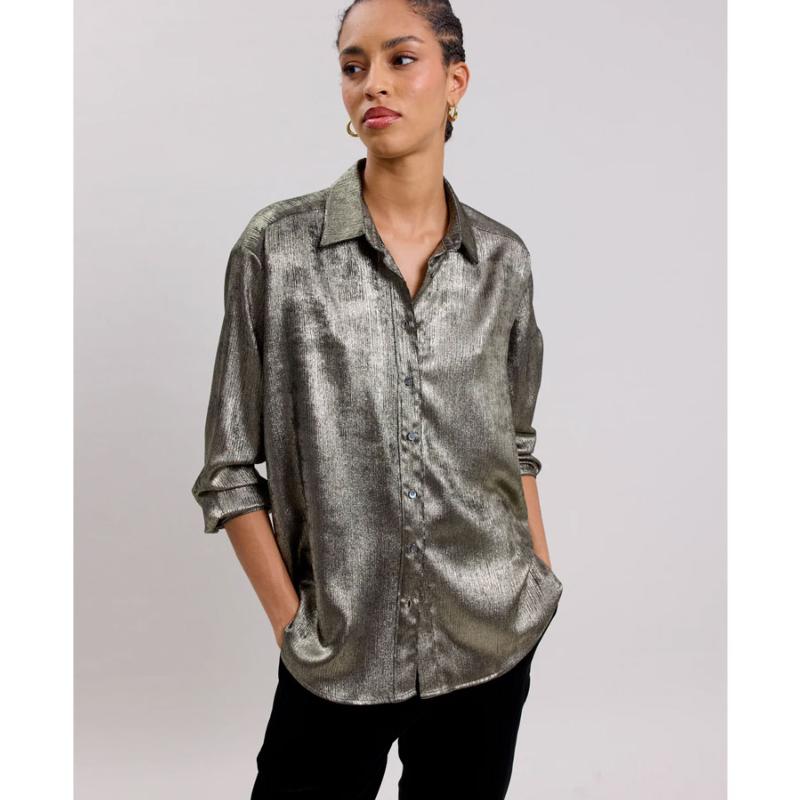 HARTFORD - Chemise en lamé Cinema  - Prix doux