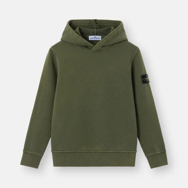 STONE ISLAND - Hoodie vert - Nouveauté 