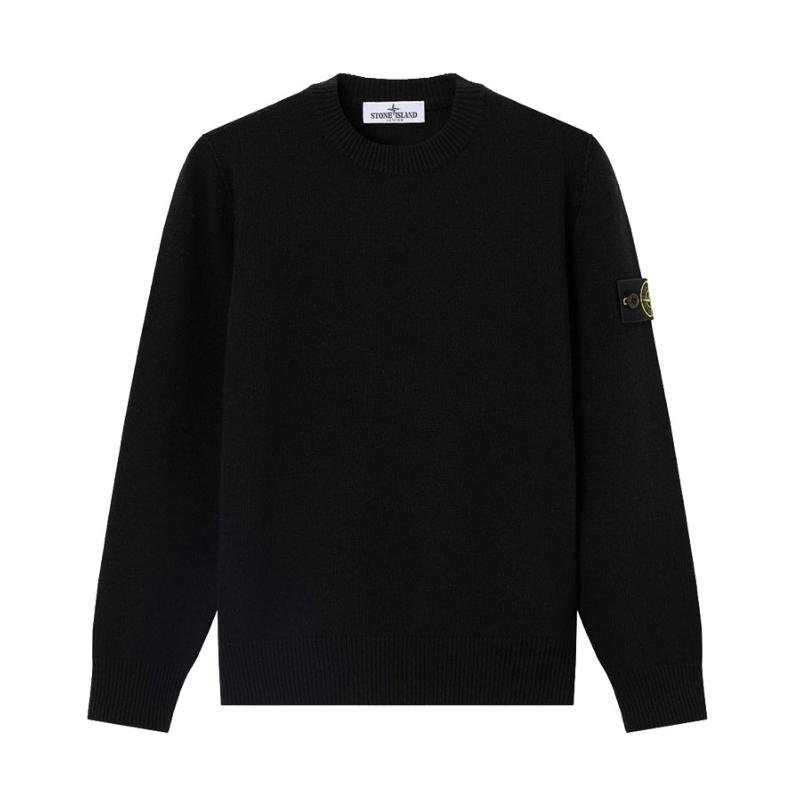 STONE ISLAND JUNIOR - Pull noir - Nouveauté 