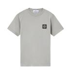 stone island junior - Tshirt logo patch gris - Nouveauté 