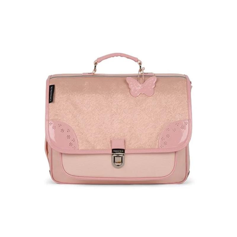 CARAMEL & CIE - Cartable moyenne section Oxford perle