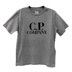 CP COMPANY UNDERSIXTEEN - Tee shirt gris avec logo - Nouveauté 