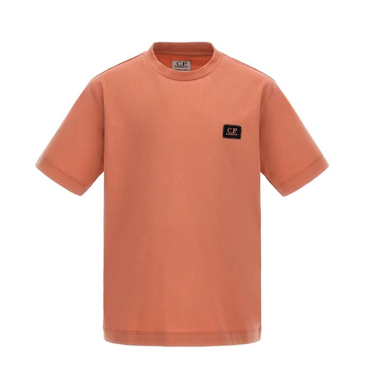 CP COMPANY UNDERSIXTEEN - Tee shirt pêche