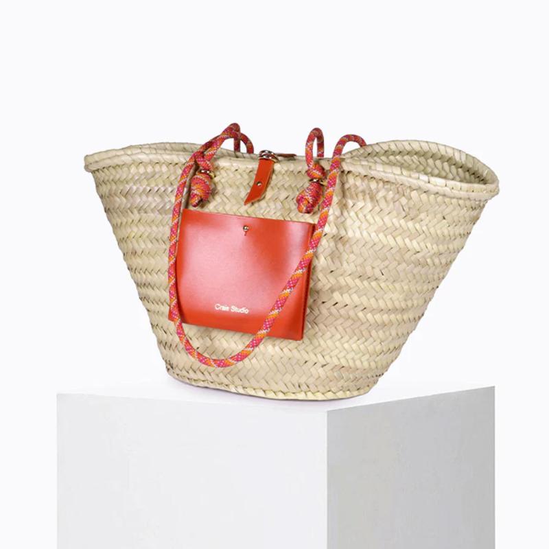 CRAIE STUDIO - Panier Calanques rouge