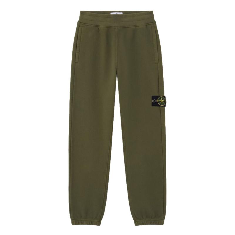 STONE ISLAND JUNIOR - Bas de jogging vert - Nouveauté