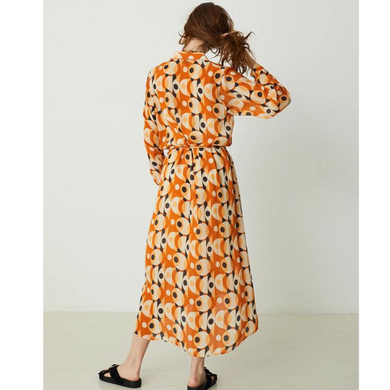 Robe Blanche Swildens Taille M - Longueur 145cm, Viscose, Occasion Parfait état